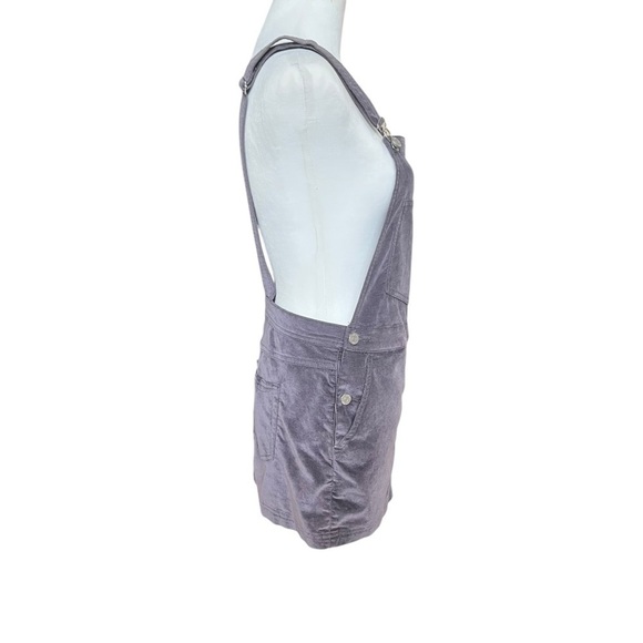BDG Urban Outfitters NWT Purple Velvet Overall Mini Skirt Dress Size XS - Picture 3 of 11